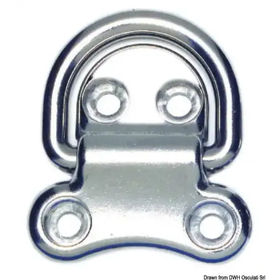 Nautica 3986686 Osculati 39.866.86 SKU 39 866 86 EAN 8033137006043 Base con anello 45x45 mm 1 PZ