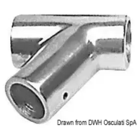 Nautica 4102400 Osculati 41.024.00 SKU 41 024 00 EAN 8033137035890 Raccordo lega leggera T 60° 25 mm 1 PZ
