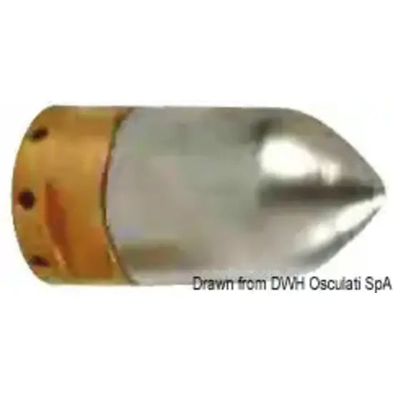 Nautica 4312145 Osculati 43.121.45 SKU 43 121 45 EAN 8033137186318 Anodo Ogiva asse mm.45 100 PZ