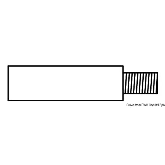 Nautica 4322909 Osculati 43.229.09 SKU 43 229 09 EAN 8033137136474 Barilotto zinco 7/16" Caterpillar Ø 16 2 PZ