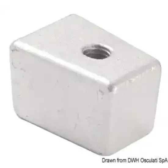 Nautica 4326050 Osculati 43.260.50 SKU 43 260 50 EAN 8033137137518 Anodo alluminio piede Yamaha 30/60 HP 1 PZ