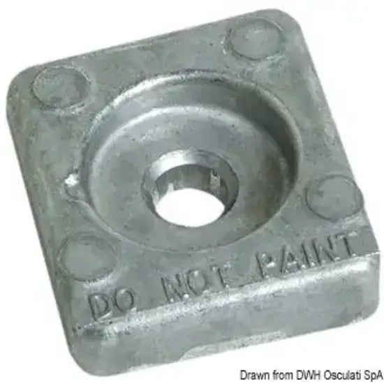 Nautica 4329201 Osculati 43.292.01 SKU 43 292 01 EAN 8033137192494 Piastrina alluminio per Honda 8/20 HP 1 PZ
