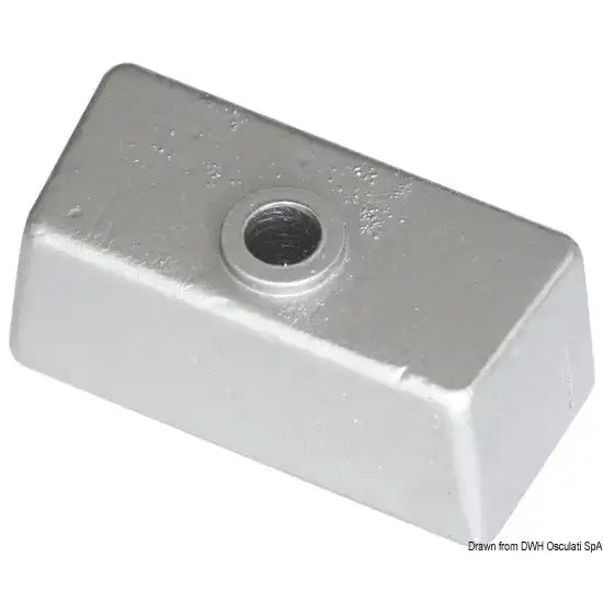 Nautica 4331721 Osculati 43.317.21 SKU 43 317 21 EAN 8033137138386 Anodo cubo per piede in alluminio 1 PZ