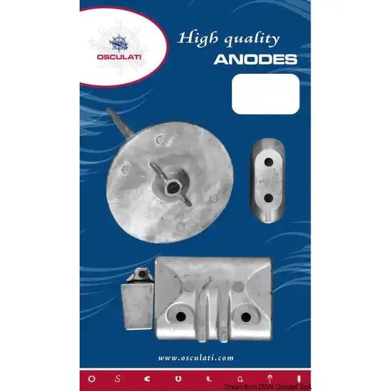 Nautica 4335410 Osculati 43.354.10 SKU 43 354 10 EAN 8033137060793 Kit anodi fuoribordo Yamaha 40/50 Hp 1 PZ