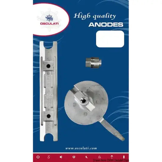 Nautica 4335411 Osculati 43.354.11 SKU 43 354 11 EAN 8033137060809 Kit anodi fuoribordo Yamaha 80/100 Hp 1 PZ