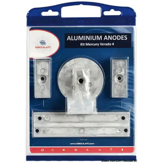 Nautica 4335502 Osculati 43.355.02 SKU 43 355 02 EAN 8033137060694 Kit anodi 4 pz Mercury magnesio 1 PZ