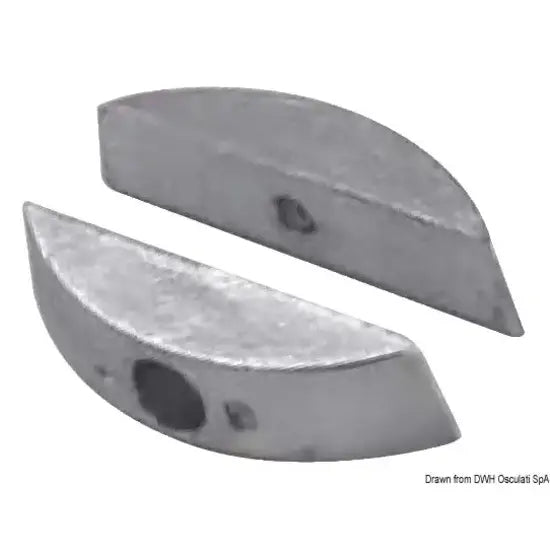 Nautica 4355510 Osculati 43.555.10 SKU 43 555 10 EAN 8033137139741 Anodo alluminio Volvo eliche pieghevoli 1 CP