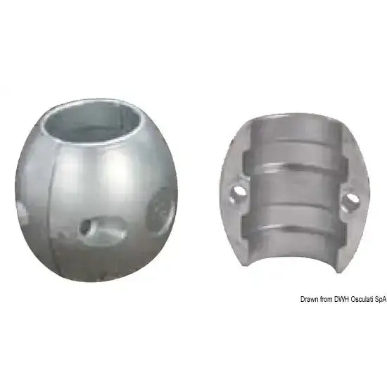 Nautica 4380051 Osculati 43.800.51 SKU 43 800 51 EAN 8033137140228 Anodo oliva asse mm 50 (2") 1 PZ