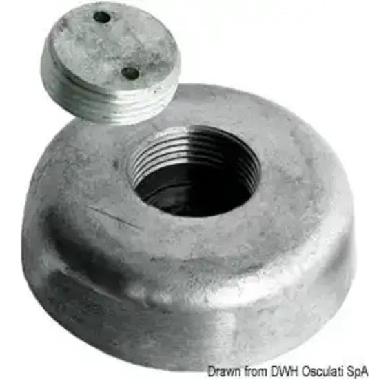 Nautica 4391848 Osculati 43.918.48 SKU 43 918 48 EAN 8033137192739 Anodo a scomparsa Ø mm 120 in magnesio 1 PZ