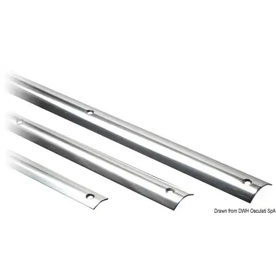 Nautica 4448020 Osculati 44.480.20 SKU 44 480 20 EAN 8033137142543 Profilo a “C” inox 19mm forato e svasato 4 PZ 3 MT