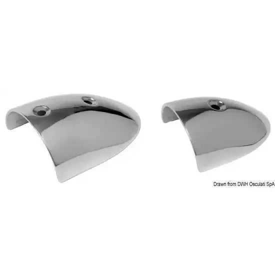 Nautica 4448402 Osculati 44.484.02 SKU 44 484 02 EAN 8033137142758 Terminale parabordo 56,5 x 30 mm 2 PZ