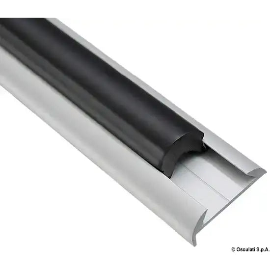 Nautica 4448510 Osculati 44.485.10 SKU 44 485 10 EAN 8033137142826 Profilo parabordo alluminio anodizzato 38 x 9 mm (barre da 6 m) 4 PZ 6 MT