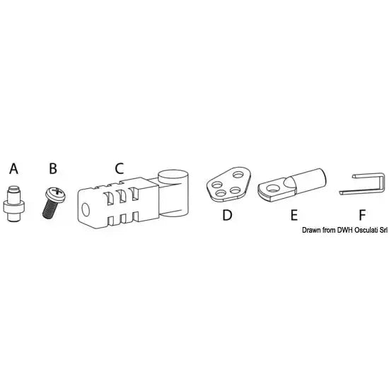 Nautica 4510016 Osculati 45.100.16 SKU 45 100 16 EAN 8031164407055 Kit adattamento cavi K 67 1 PZ