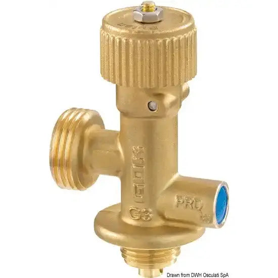 Nautica 5001310 Osculati 50.013.10 SKU 50 013 10 EAN 8033137152276 Rubinetto per bombola a gas 1 PZ