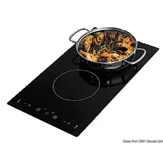 Nautica 5070790 Osculati 50.707.90 SKU 50 707 90 EAN 8033137154515 Piano cottura in vetroceramica ad induzione 1 PZ