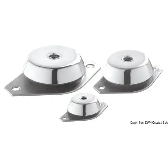 Nautica 5165604 Osculati 51.656.04 SKU 51 656 04 EAN 8033137156588 Supporto antivibrante zincato 350 kg 1 PZ