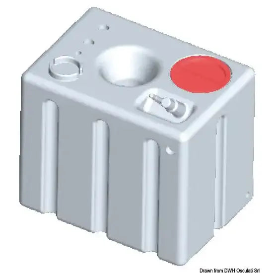 Nautica 5219480 Osculati 52.194.80 SKU 52 194 80 EAN 8033137157370 Serbatoio rigido orizzontale acqua potabile 172 l 1 PZ