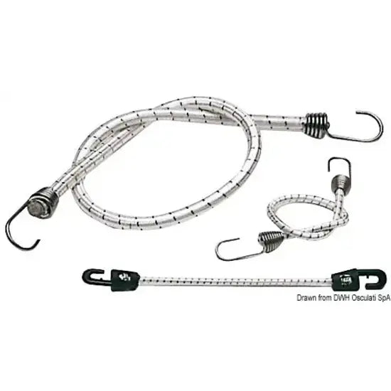 Nautica 6351600 Osculati 63.516.00 SKU 63 516 00 Cavo elastico con gancio nylon 1000x10 mm 1 CF 20 PZ