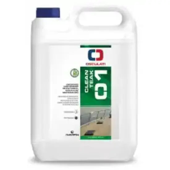 Nautica 6541011 Osculati 65.410.11 SKU 65 410 11 EAN 8033137196485 Cleanteak detergente sgrassante per teak 5 L 1 PZ