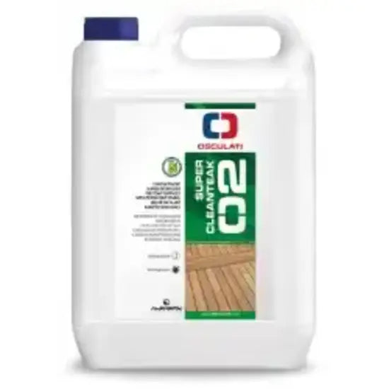 Nautica 6541012 Osculati 65.410.12 SKU 65 410 12 EAN 8033137196461 SuperCleanteak per macchie persistenti 5 L 1 PZ