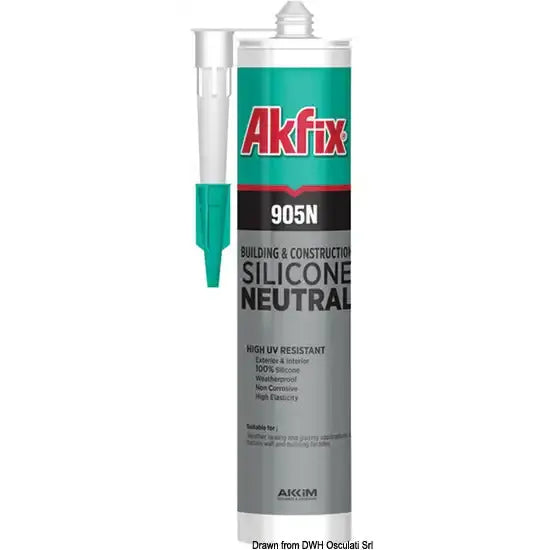 Nautica 6541702 Osculati 65.417.02 SKU 65 417 02 Silicone marino Akfix 905N bianco 310 ml 1 PZ