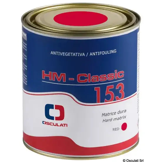 Nautica 6561114 Osculati 65.611.14 SKU 65 611 14 EAN 8033137063183 Antivegetativa a matrice dura Classic 153 rossa 0,75 l 1 PZ