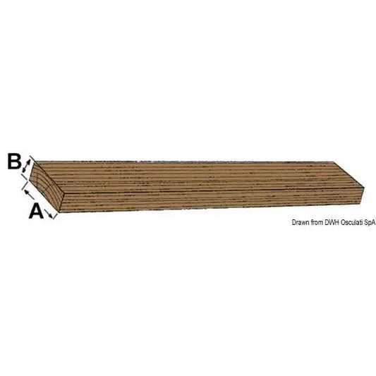 Nautica 7110020 Osculati 71.100.20 SKU 71 100 20 EAN 8033137173042 Listello teak 45x10x2000  mm 1 PZ