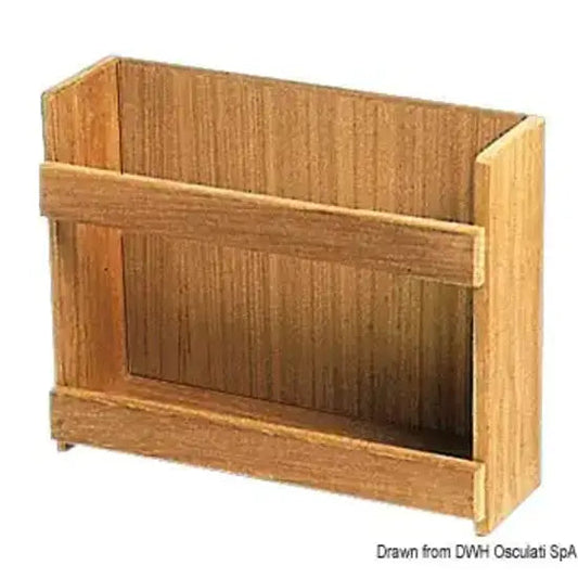 Nautica 7160200 Osculati 71.602.00 SKU 71 602 00 EAN 8033137173837 Porta barattoli teak  316 x 101 x 254 mm 1 PZ