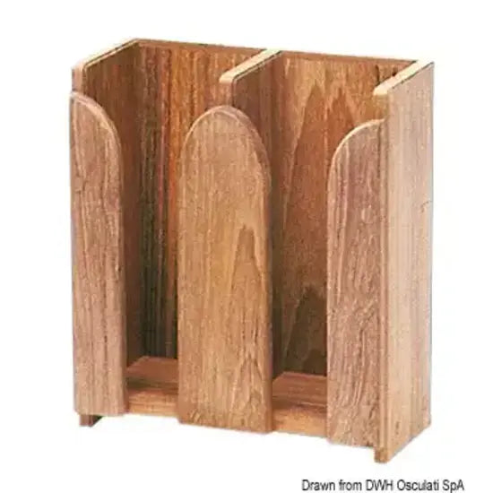 Nautica 7160206 Osculati 71.602.06 SKU 71 602 06 EAN 8719497020454 Porta tazze teak 212x103x250 mm 1 PZ