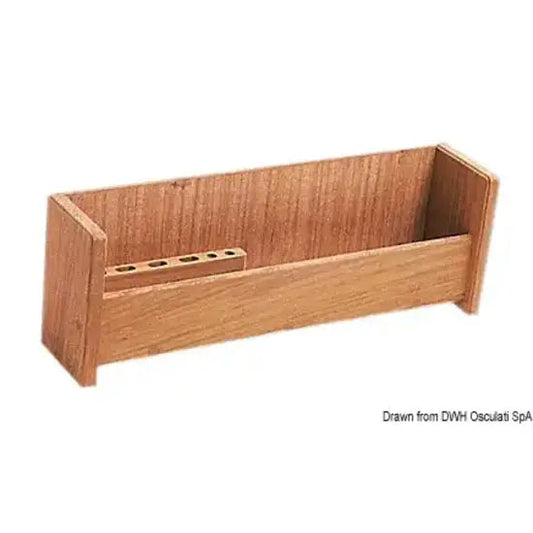 Nautica 7160550 Osculati 71.605.50 SKU 71 605 50 EAN 8033137174070 Porta strumenti teak 435x100x150 mm 1 PZ