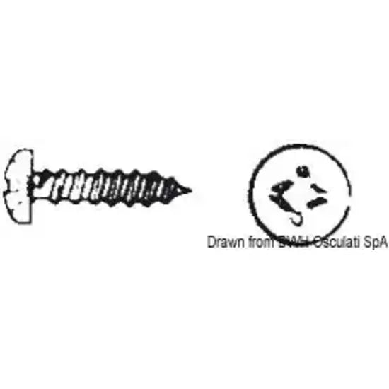 Nautica A27981042X050 Osculati A2-7981-04.2X050 SKU A2 7981 04 2X050 EAN 8033137175657 Autof.cro.cil. 4,2X50 AISI 304 AUTO/TC4,2X50 1 CF 50 PZ